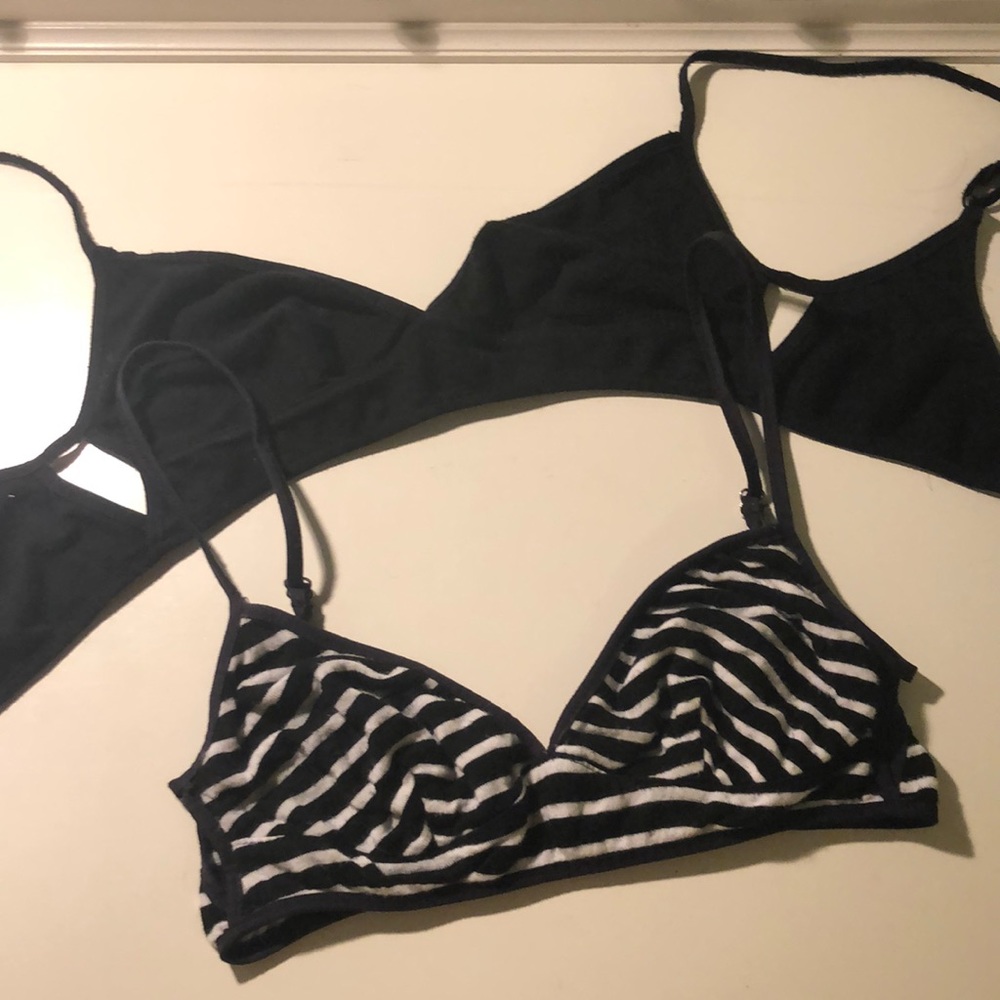 Two Brandy Melville bralettes